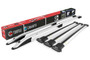 FORD Transit Custom roof rack rail and 3 crossbar set - 2023-on - LWB - Silver