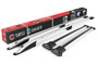 FORD Transit Custom roof rack rail and crossbar set - 2023-on - LWB - Silver