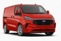 DST Front Canard A for Ford Transit Custom 2024-on - Gloss Black