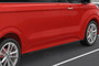 DST Side Skirt Style A  for Ford Transit Custom 2024-on LWB For with Mudflap - Gloss Black 