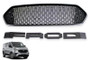DST Grille 2018-2023 Panel F for Ford Transit Custom - Matt Black