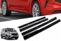 DST Side Skirt for Ford Transit Custom 2024-on  SWB Style w/ Mudflap- Gloss Black