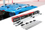 VW CADDY MAXI LWB 2004-15 Roof Rack Rails & Lockable Cross Bars Set - Silver