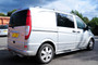 Mercedes Vito Roof Rack Rails and Cross Bars Set - LONG Satin Silver 2004-19-on