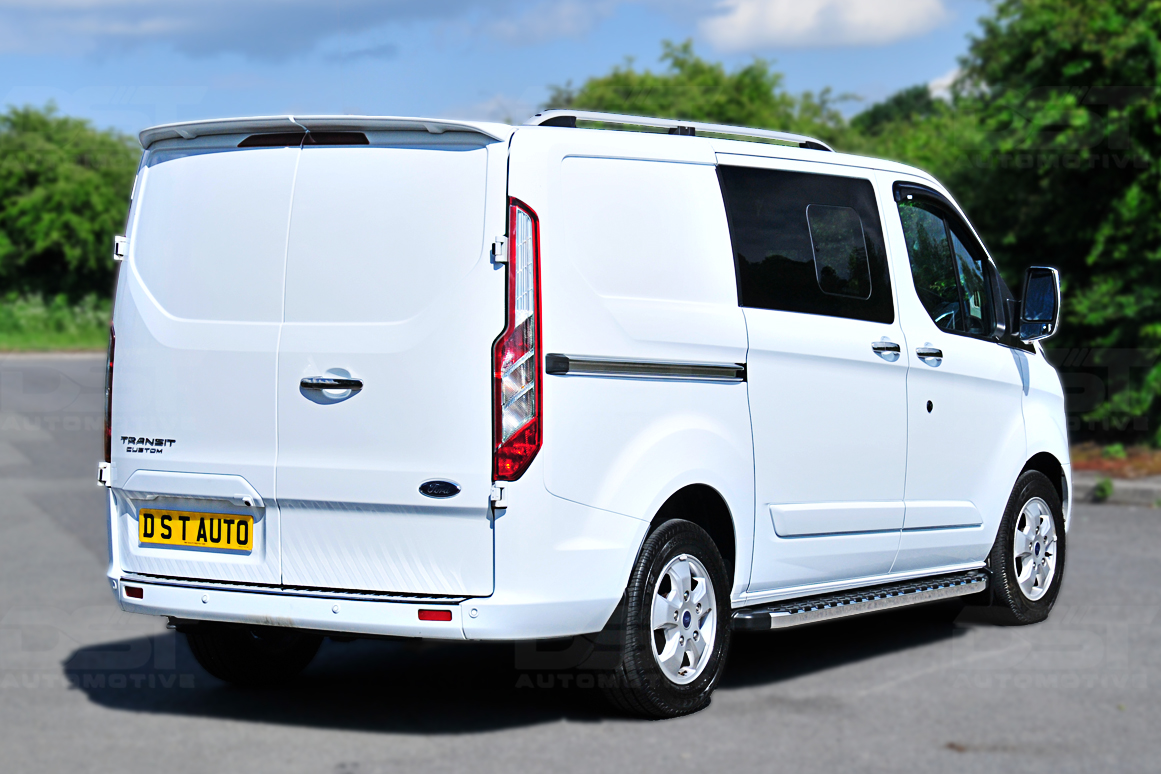 thumbnail image 2 of ALVM Aluminum Roof Rack Cross Bars For Ford Transit Connect (2012+) | 100KG Load Capacity | Lockable & Silver 2 of 5