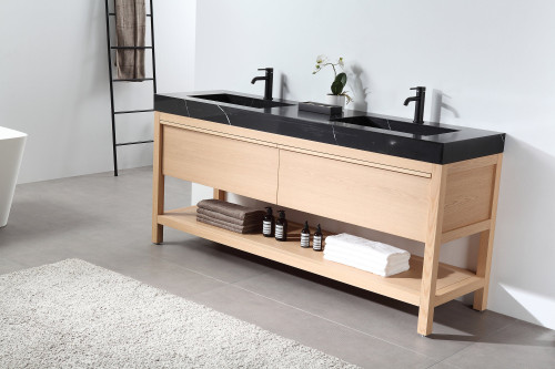 Flow Floor Mount 58” (32012203) Double Sink Vanity – Freestanding