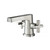 Single Hole Cross Handle Bathroom Faucet Brushed Nickel 240.1000BN