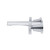 Two Cross Handle Wall Mounted Bathroom Faucet Polished Chrome 240.1950CP