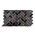 Waimea 5/8" Herringbone Border Matte/Gloss/Iridescent 5.875" x 10.625"