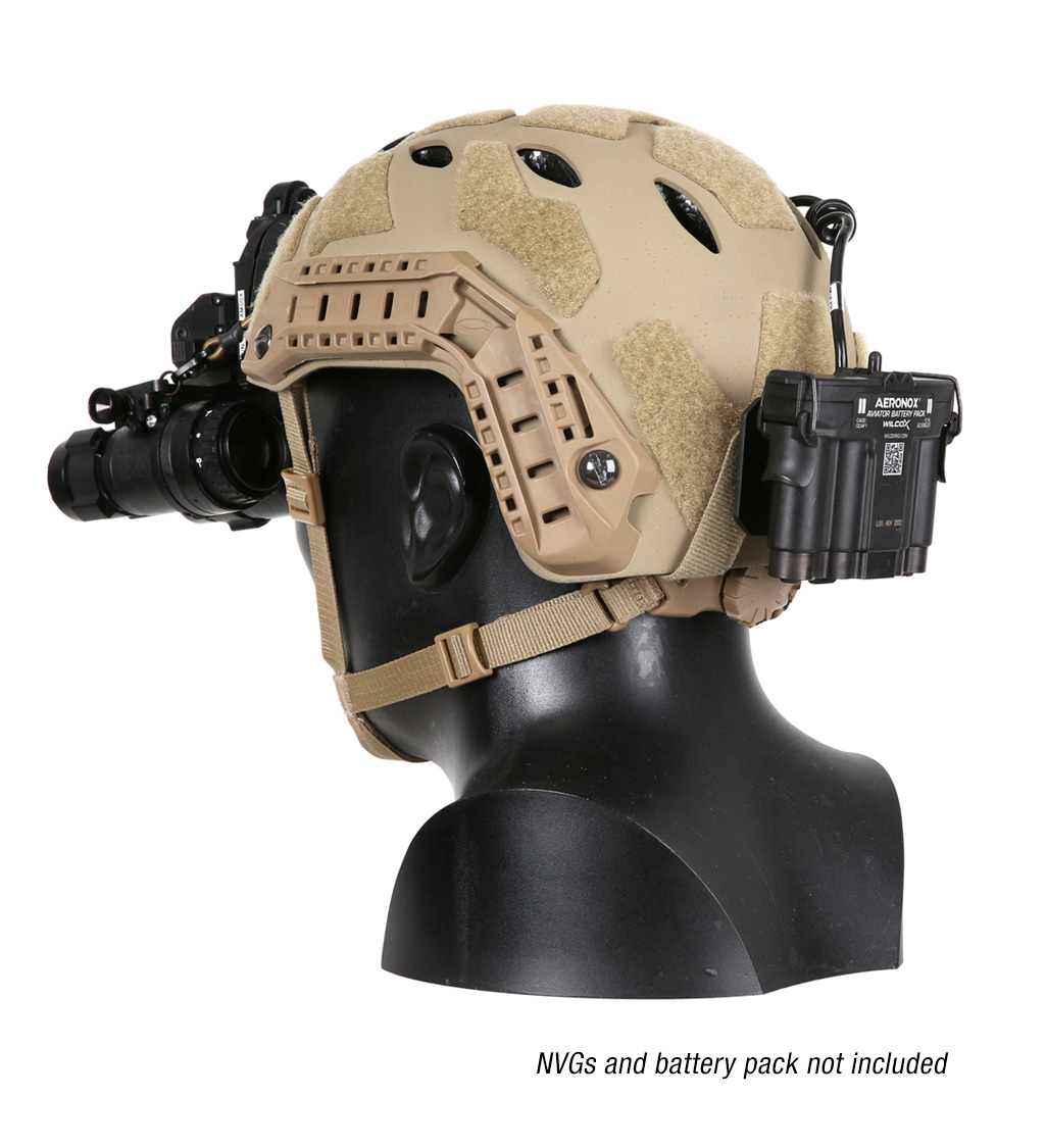 Ops-Core FAST SF Carbon Composite tactical helmet in tan