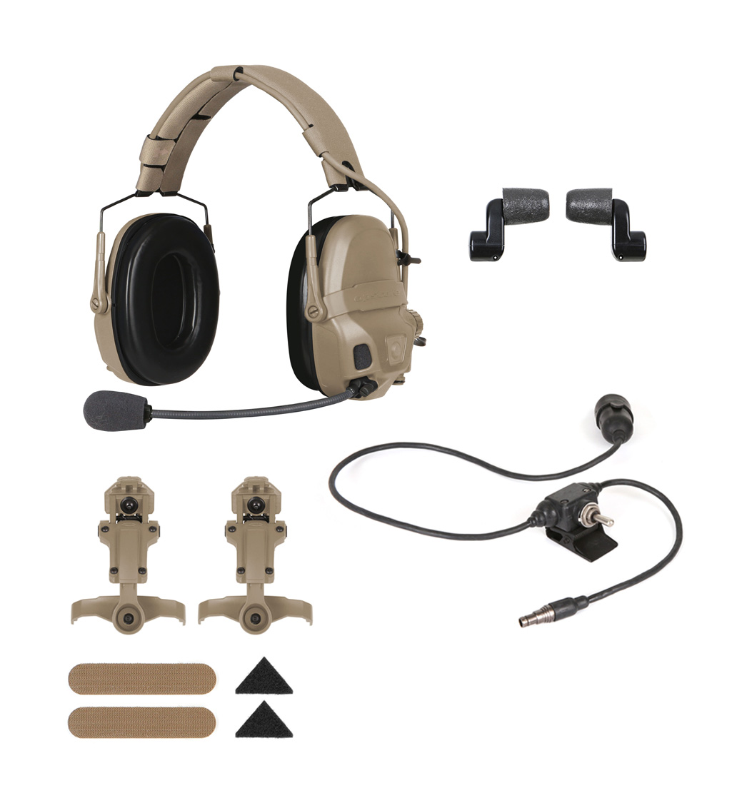 Ops-Core Mounted Package with AMP for FAST Helmets
