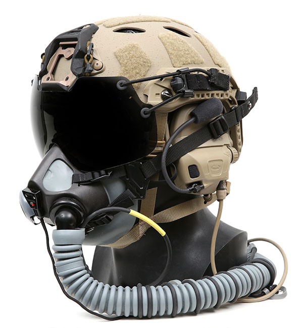 AOS visor side view