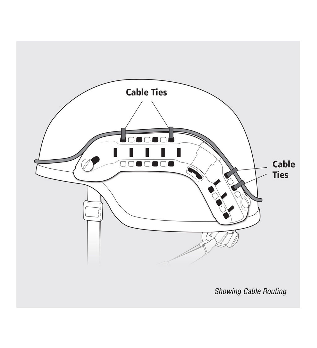 Ops-Core Skeleton ARC Rails - ACH. Easily mountable