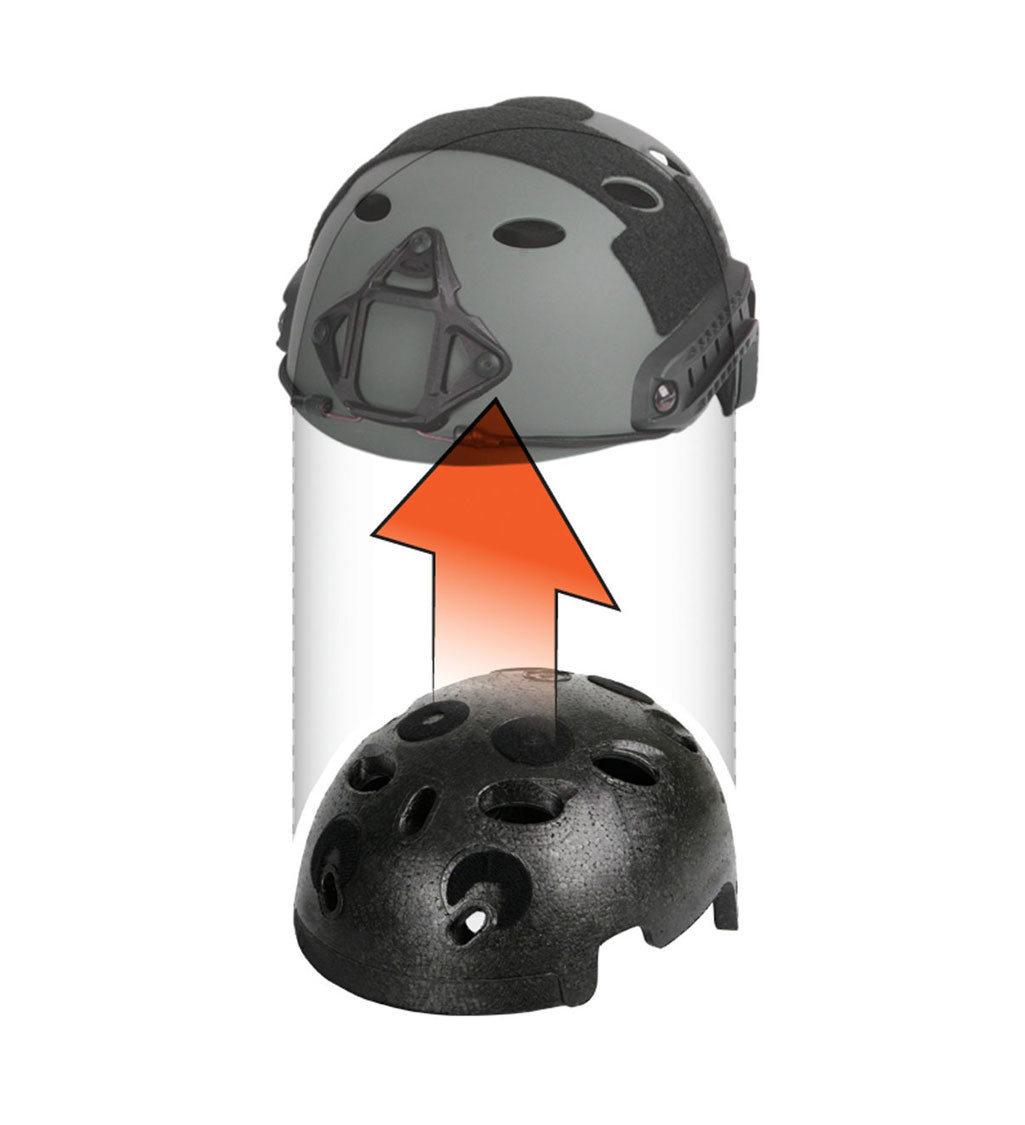 Ops-Core Vented Lux Liner - Worm-Dial Kit