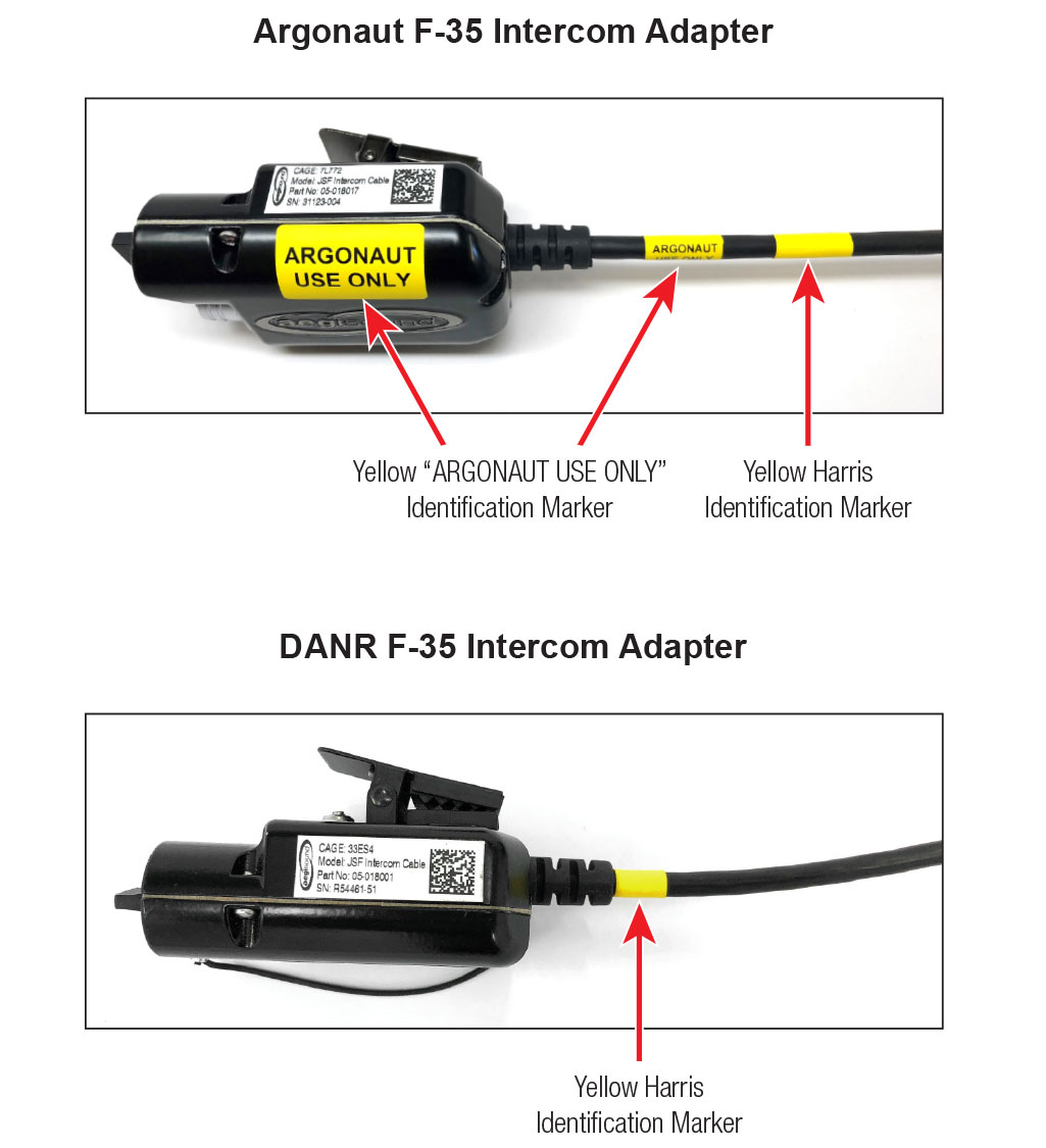 Gentex Argonaut® F-35 Intercom Adapter Cable
