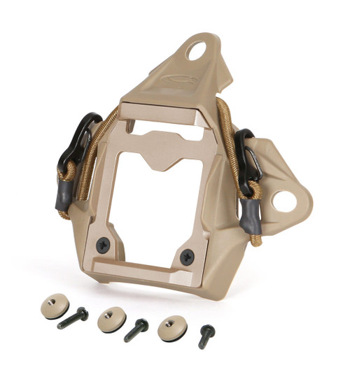 個人装備 ECH NVG MOUNT BRACKET OPS-CORE NEW - USMC Coyote Brown ECH NVG Mount Bracket Shroud Helmet