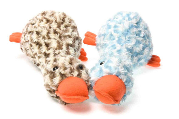 ‘Fluffy Duck’ Large Plush Dog Squeaker Toy
