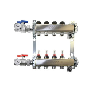 Manifold SS 1", 4-outlet W/flow meter Manifold SS 1", 4-outlet W/flow meter