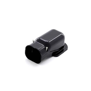 Slimduct 3.75" Wall Inlet, Black Slimduct 3.75" Wall Inlet, Black