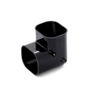 Slimduct 5.5" Vertical 90, Black Slimduct 5.5" Vertical 90, Black
