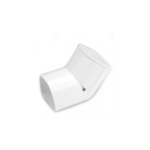 Fortress Inside Vertical Elbow 4.5" 45°, white