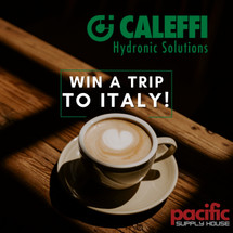 Caleffi Contest - Win a Trip to Italy!