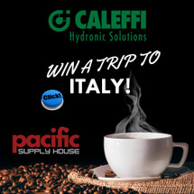 Caleffi Contest - Win a Trip to Italy!