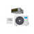 Midea Slim-Duct MED-HIGH Static Unit, 12,000btu, 208-230V - R454B - Includes Indoor & Outdoor Units