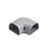 Fortress 3.5" Flat Elbow 90°, gray
