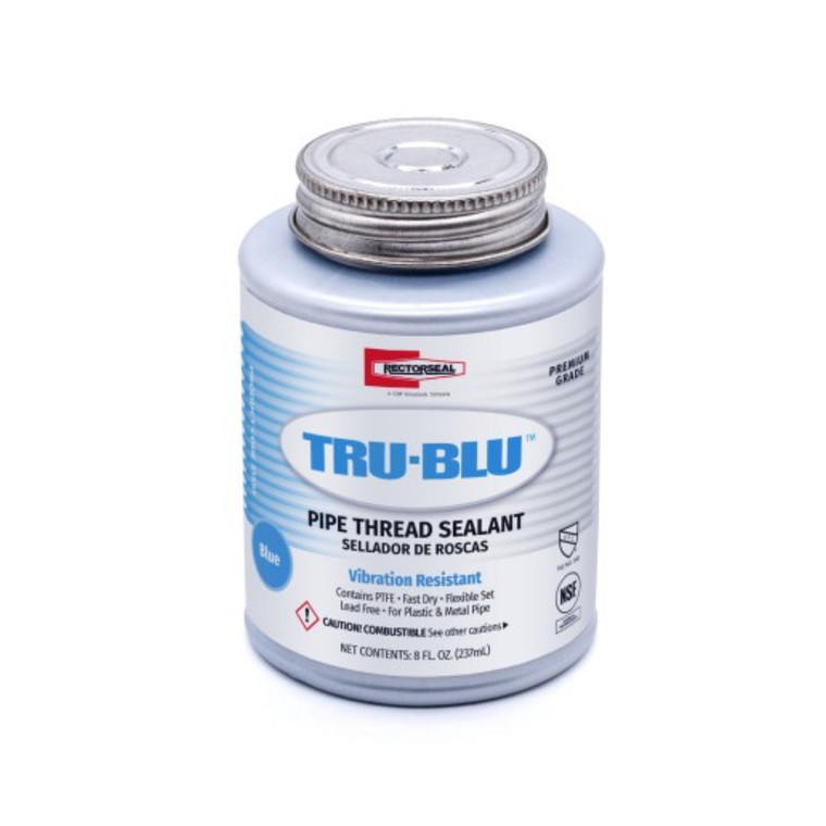 RectorSeal Tru-Blu Pipe Thread Sealant, 1/2 pt.