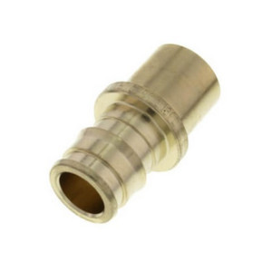 1" ProPEX x 1" Male Sweat Copper Fitting Adapter (Lead Free Brass)