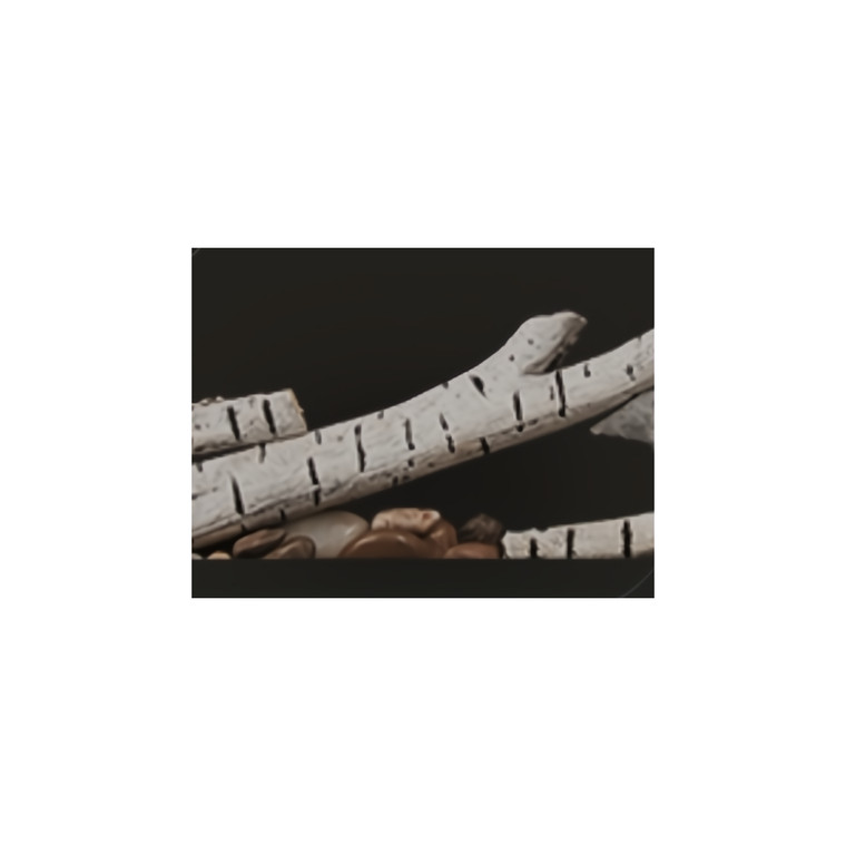 Standard Birch Logs, Rocks - ENTICE 72