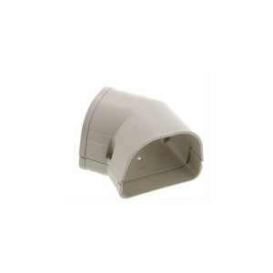 Fortress 4.5" Flat Elbow 45°, ivory