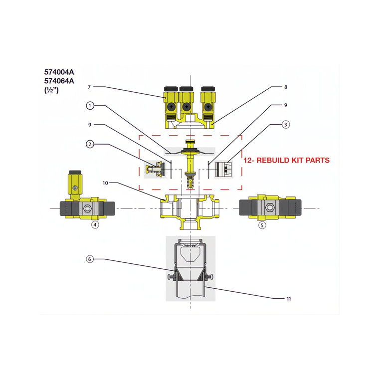 FlowShield™ Backflow Complete Repair kit for 3/4" 574