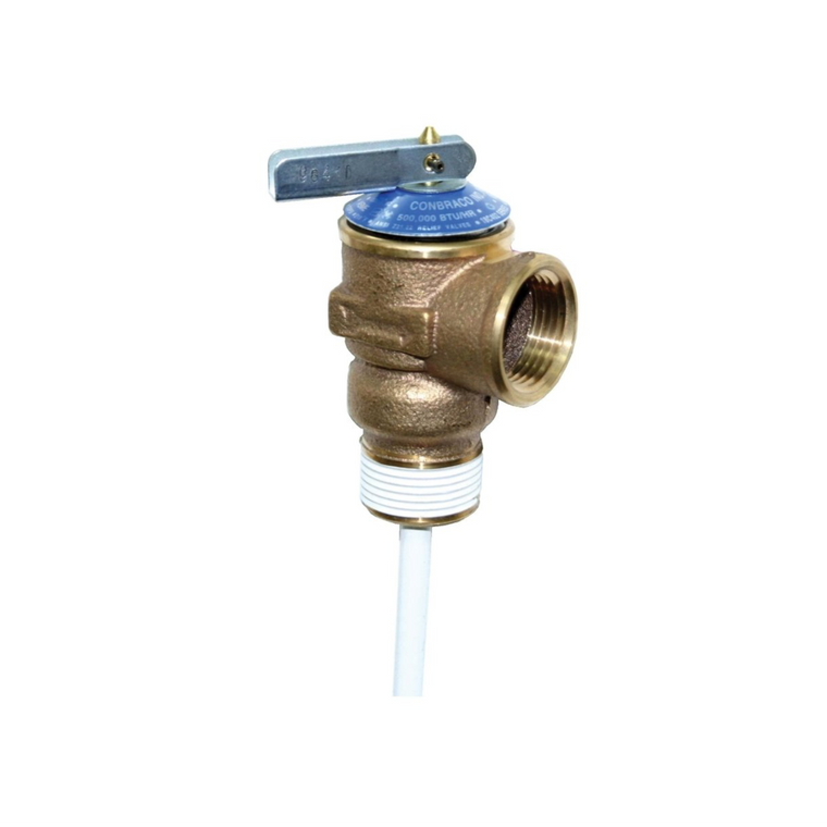 T & P Relief Valve  ¾” x  ¾" MxF, 150 PSI