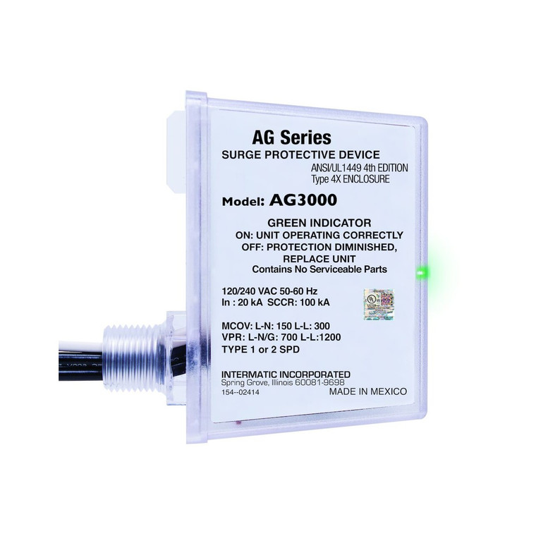 Surge Protector, 3-Mode, 120/240V