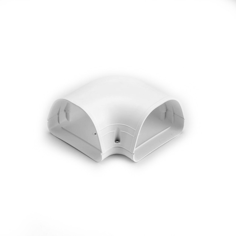 Fortress 3.5" Flat Elbow 90°, white