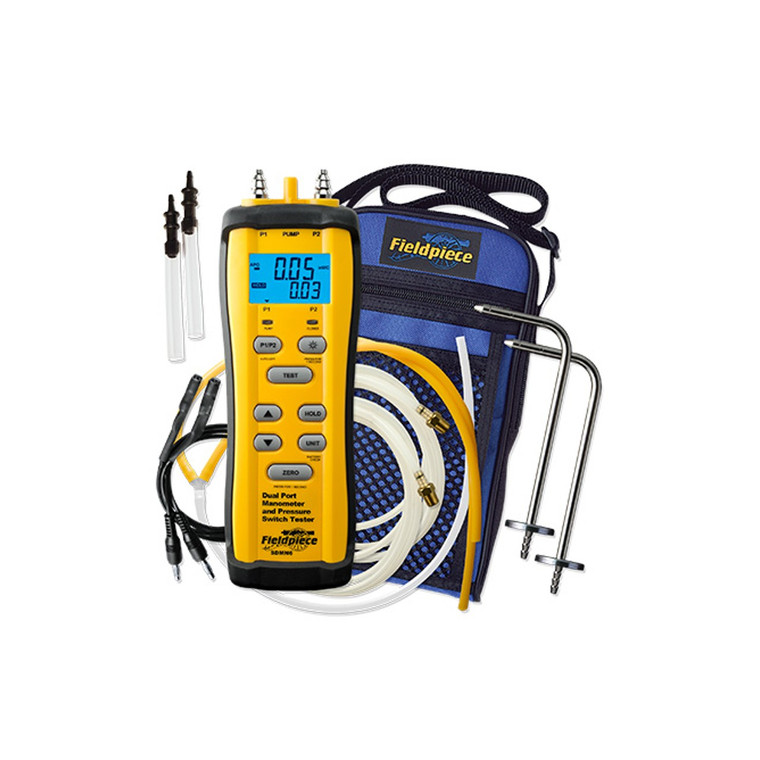 Manometer Dual Port w/ Pressure Switch Tester