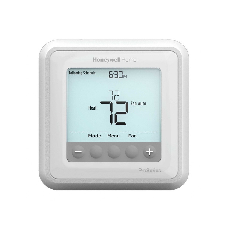 T6 Pro Programmable Thermostat, 2 Heat/2 Cool