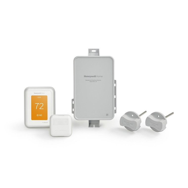 T10+ Pro Smart Thermostat with EIM, room, return, and supply sensors