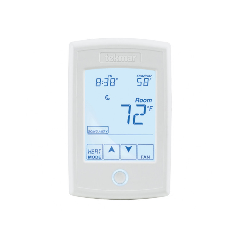 Tekmar Thermostat, Two-Stage Heat One, Stage Cool, Fan