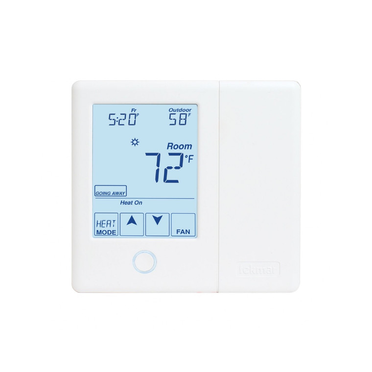 Tekmar Thermostat, 2-Stage Heat Pump, Cool Backup
