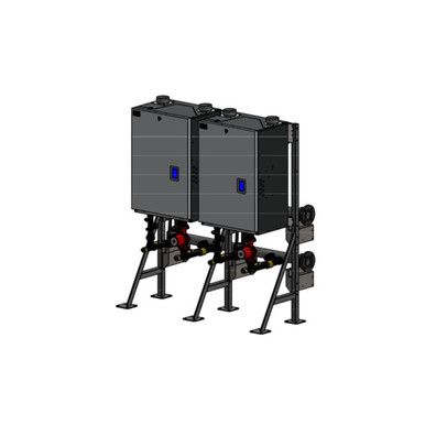 Boiler Rack Base Multiplex Racking 2-Boiler Rack Inline , 3