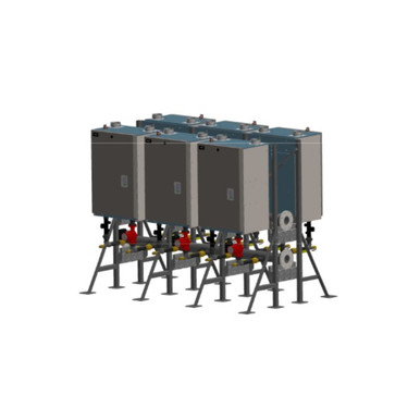 Multiplex Racking 6-Boiler Back-to-Back Rack , 4