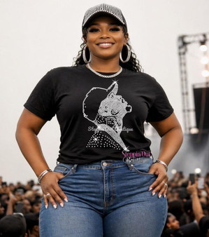 Chris Brown Inspired Rhinestone Bling Shirt 2