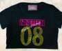 Sorority Inspired Nineteen 08 Rhinestone Bling Shirt