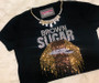 Brown Sugar Rhinestone Bling Shirt