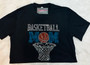 Basketball Mom Rhinestone Bling Shirt
