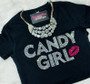 New Edition Candy Girl Bling Rhinestone Shirt