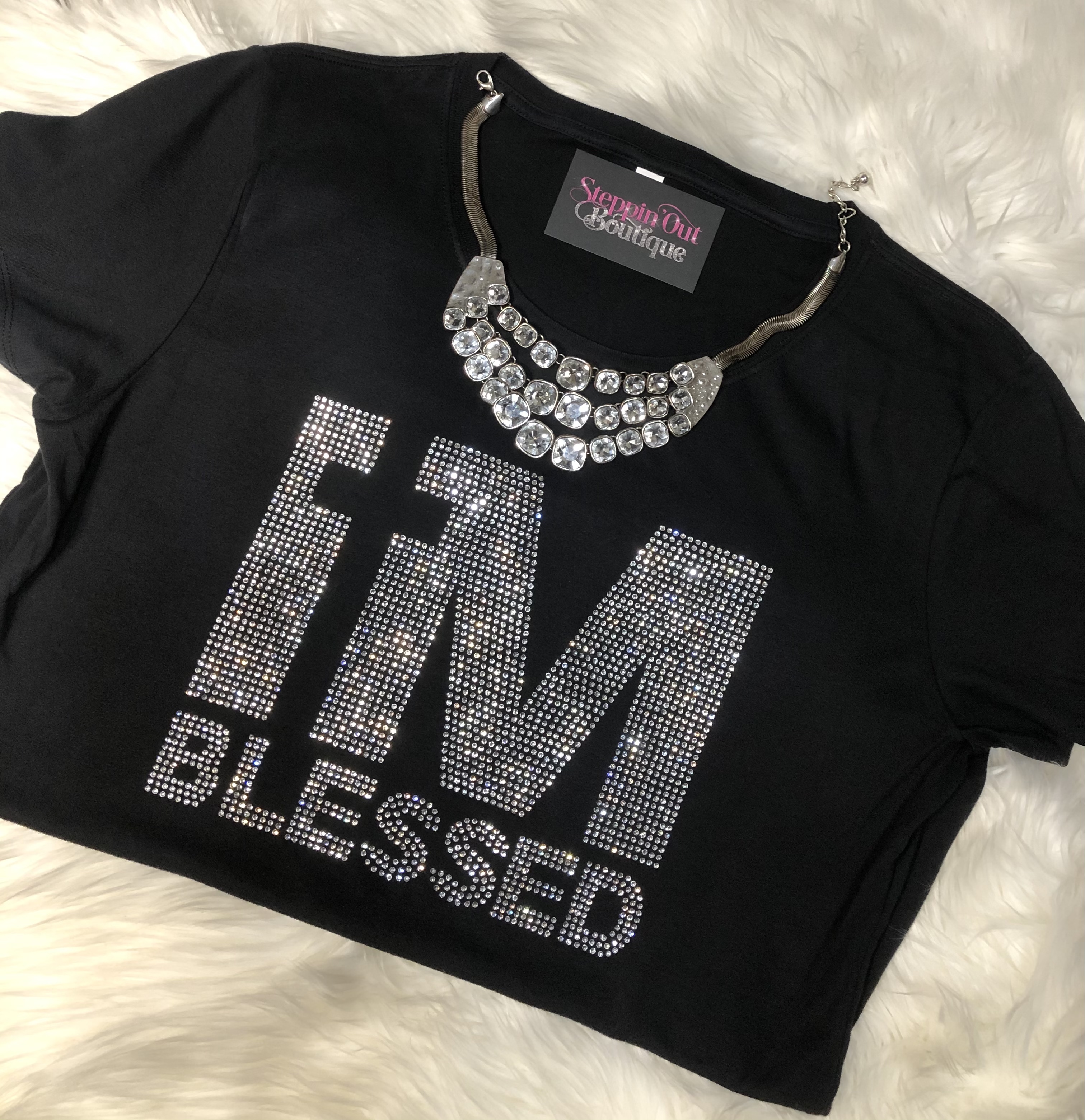 It's My Birthday Clear Rhinestone Bling Shirt - Steppin'Out Boutique